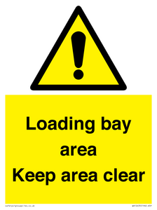 Loading bay area Keep area clear